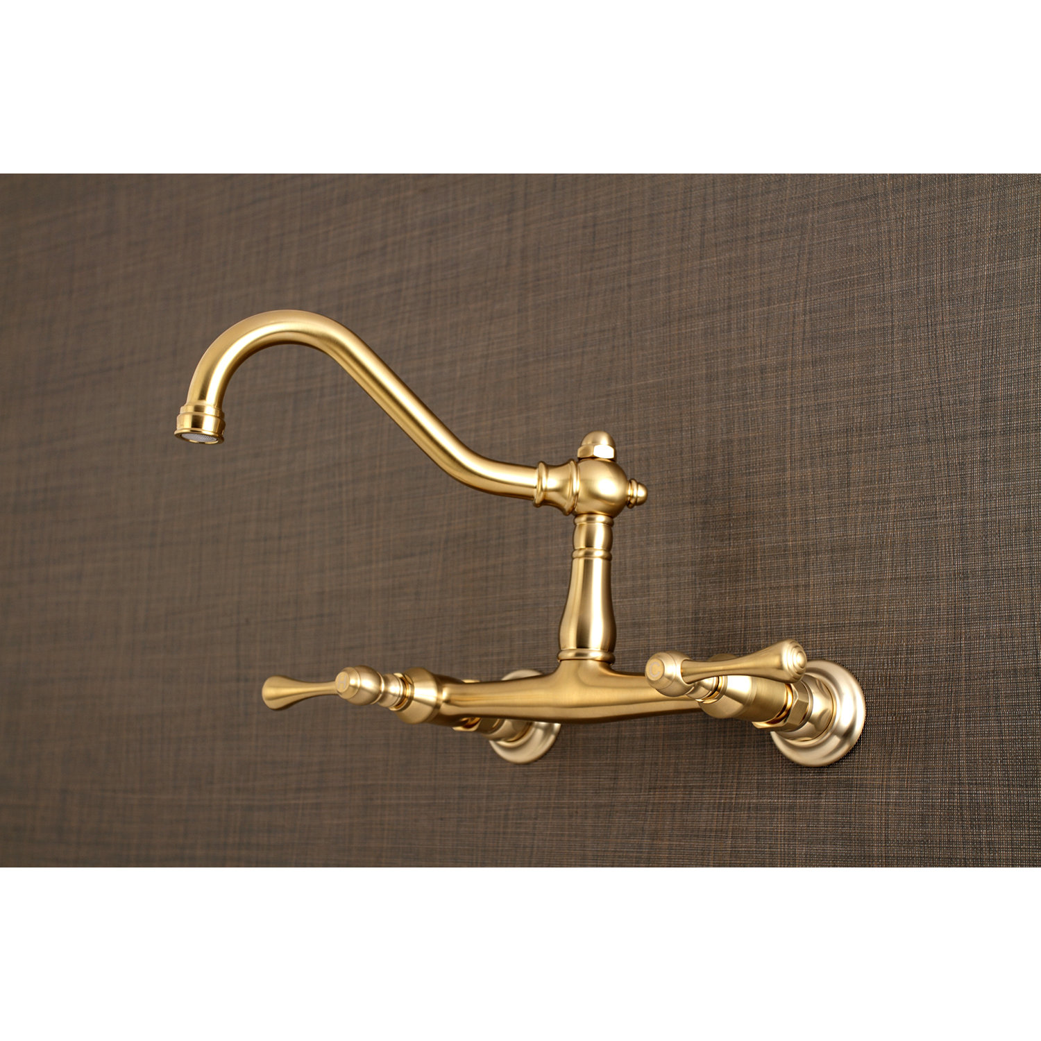 Kingston Brass Vintage Wall Mounted Bathroom Faucet & Reviews | Wayfair