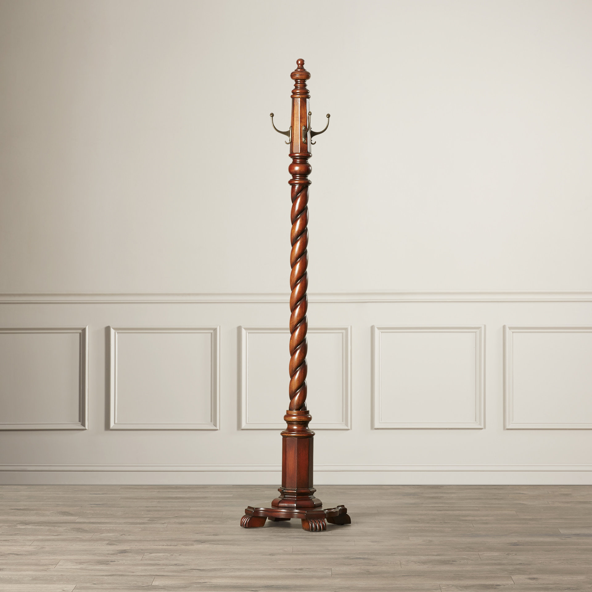 Lark Manor 18'' Wide Solid Wood Freestanding Coat Rack & Reviews | Wayfair