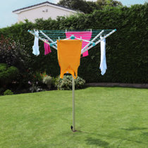 freestanding outdoor clothesline