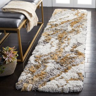 Extra Long Non Shed Yellow & Grey Hallway Runners Soft Cosy Bedroom Runner Rugs 