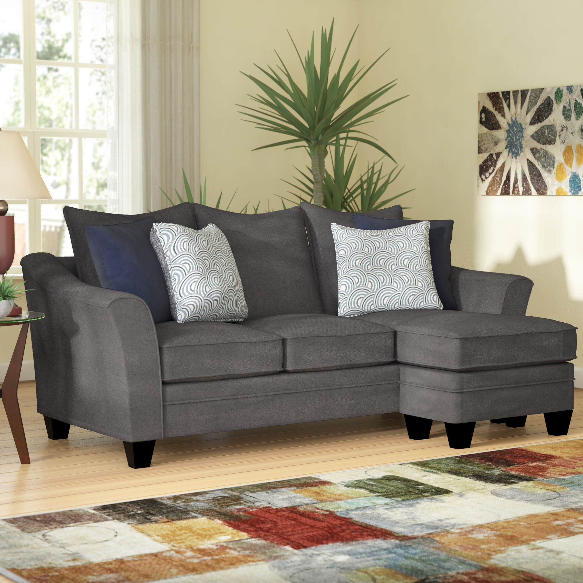 Shorey 90″ Wide Reversible Sofa and Chaise