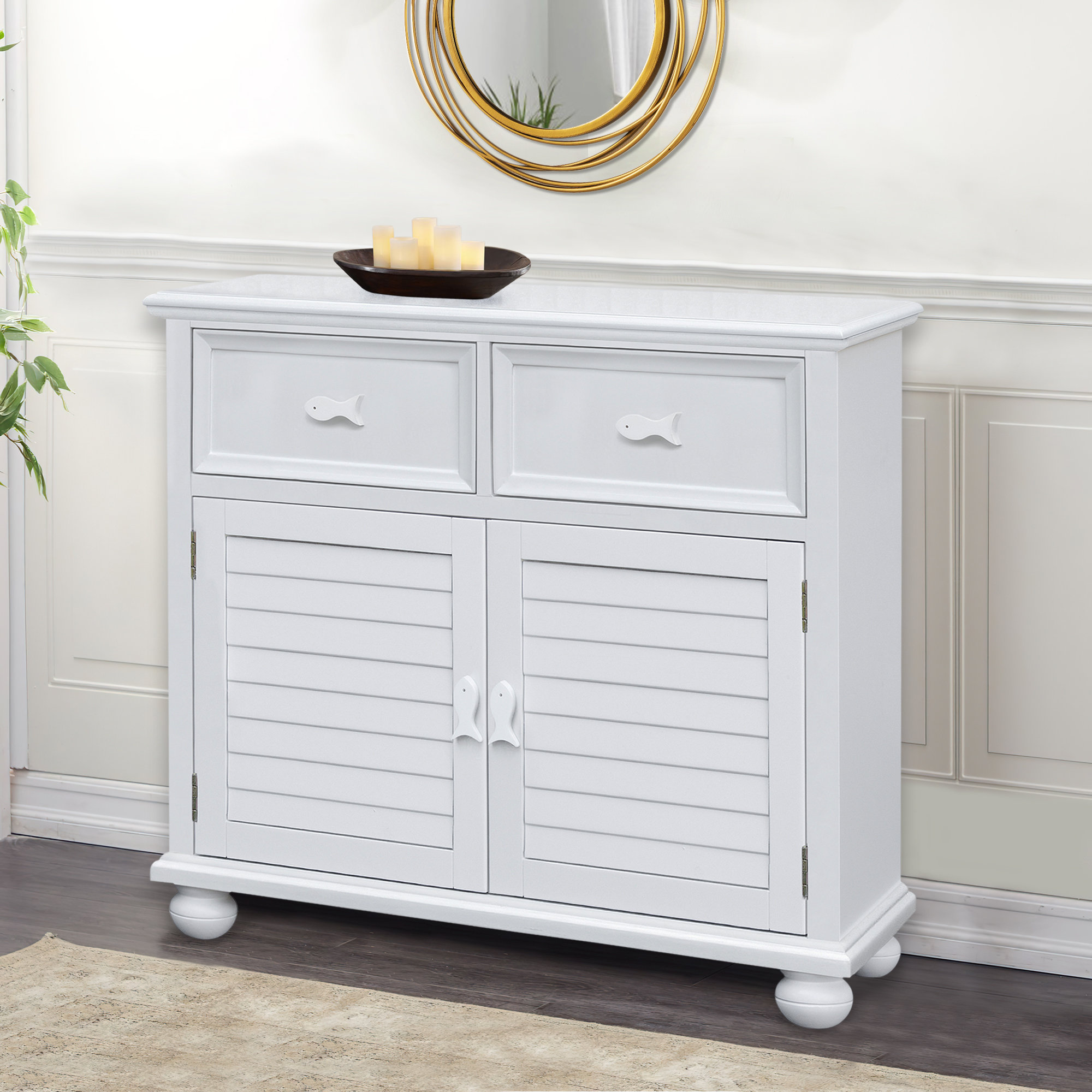 Rosecliff Heights Anoka 36'' Tall 2 - Door Accent Cabinet | Wayfair