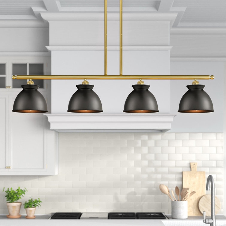 Cleveland 4 - Light Kitchen Island Dome Pendant