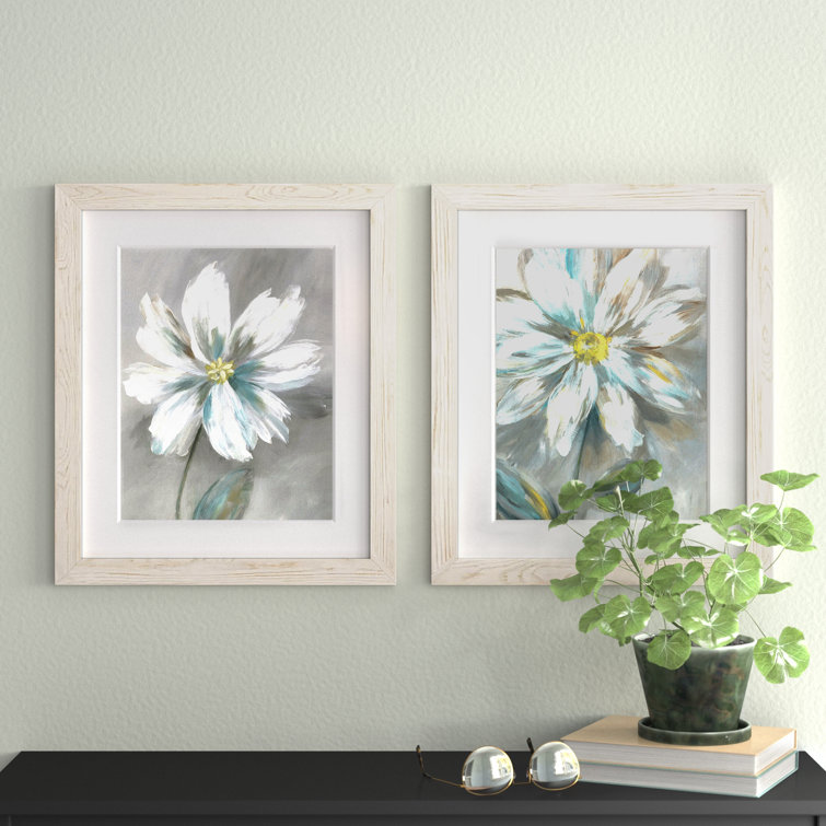 Andover Mills™ Simple Flower I - 2 Piece Print | Wayfair