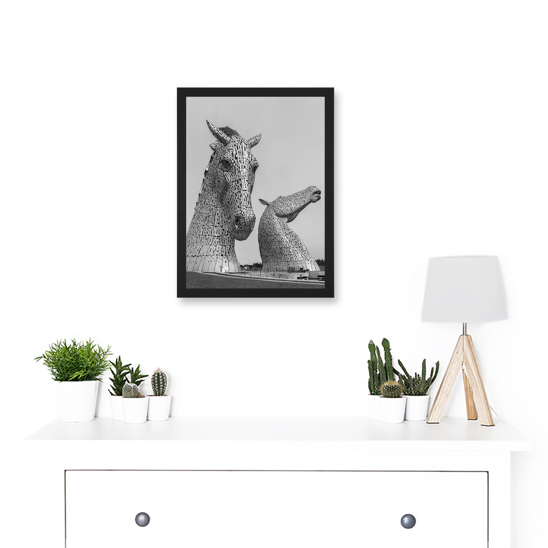 Ebern Designs Fines Kelpies Horse Sculptures Falkirk Scotland Picture