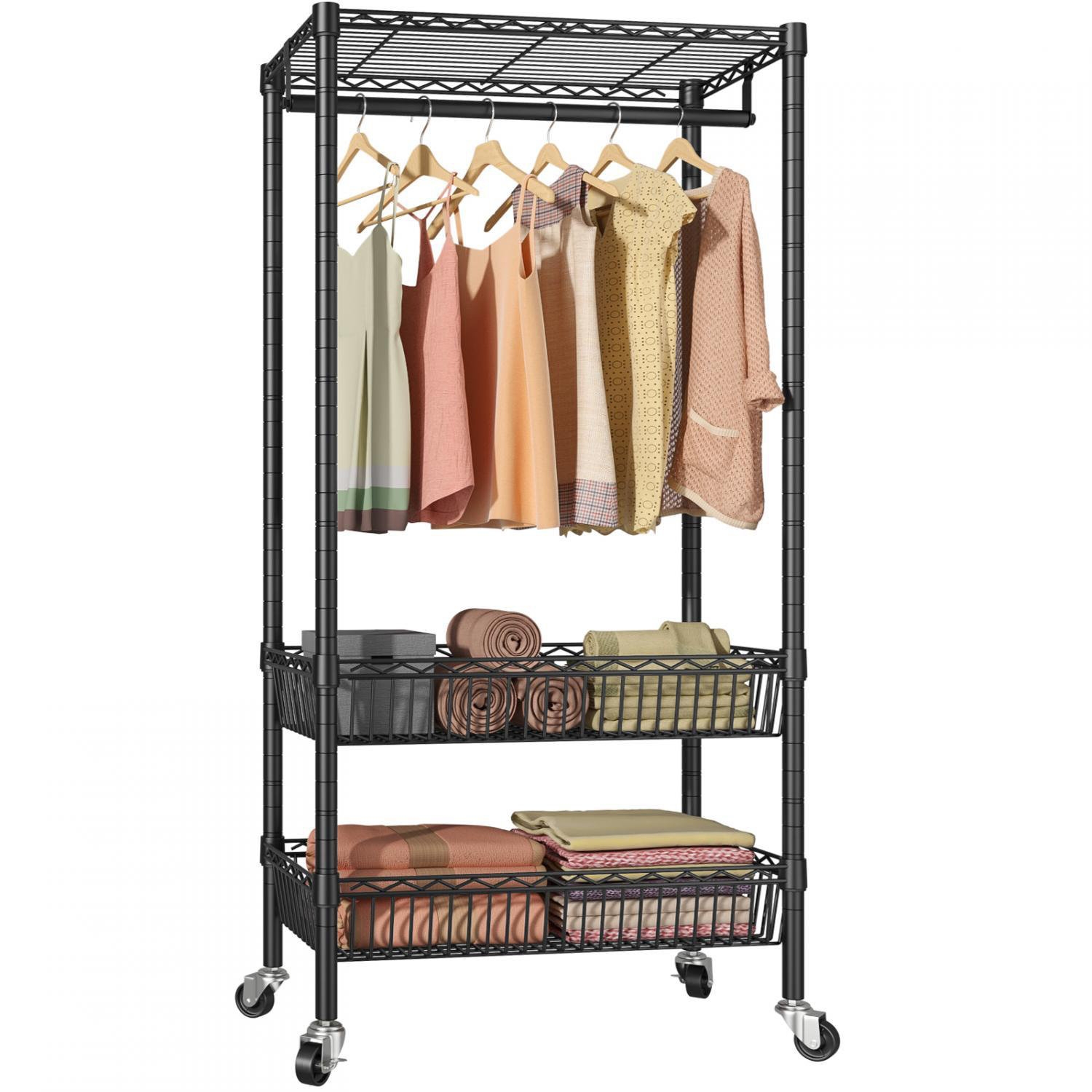 Rebrilliant Kazwell 72.44'' Clothes Rack Wayfair