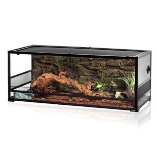 TERRARIUM SNAKE 1/2 GALLON CAGE WITH HINGED TOP FOR TARANTULA,REPTILES,SPIDERS 