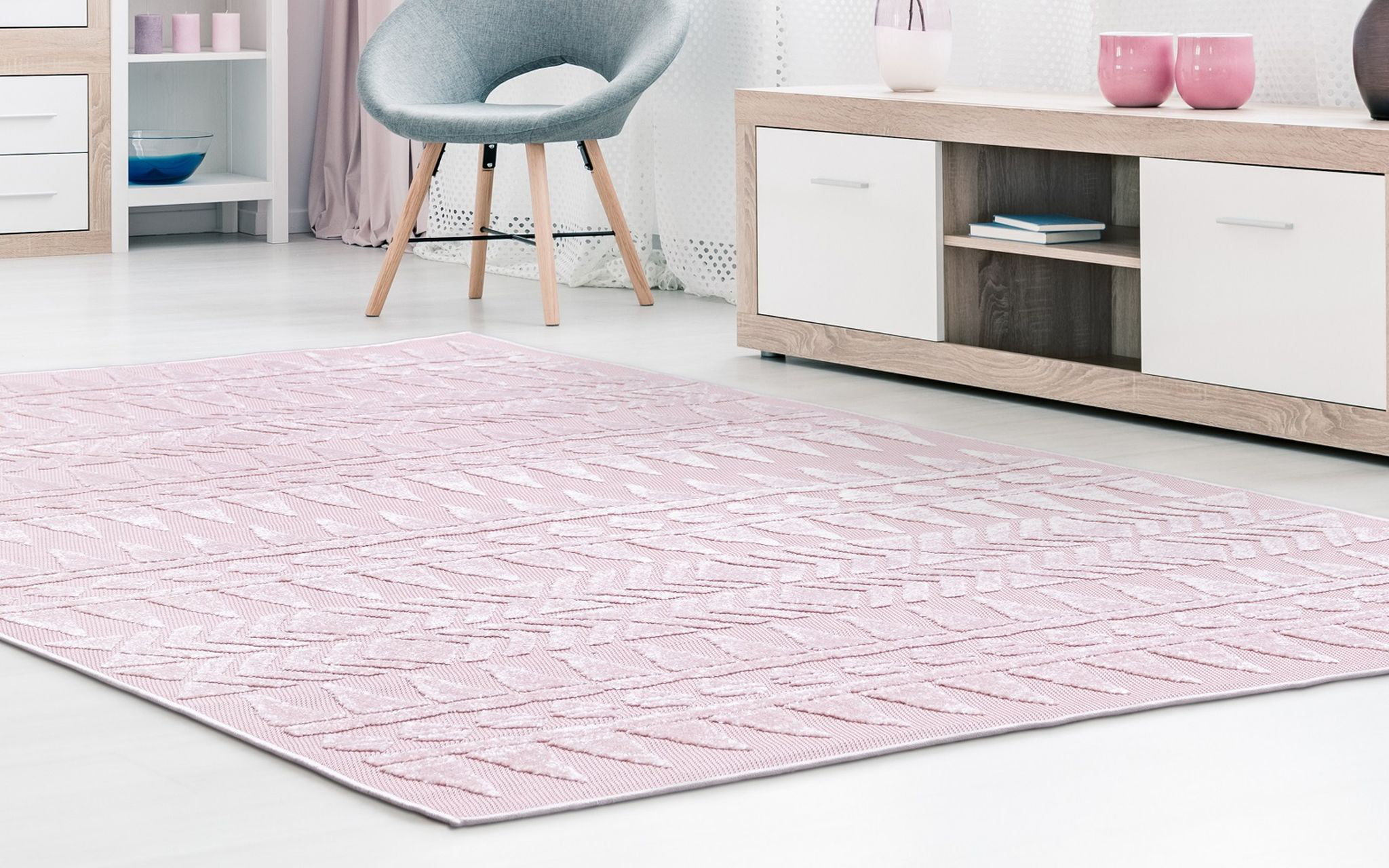 Union Rustic Frierson Pink/Cream Area Rug Wayfair