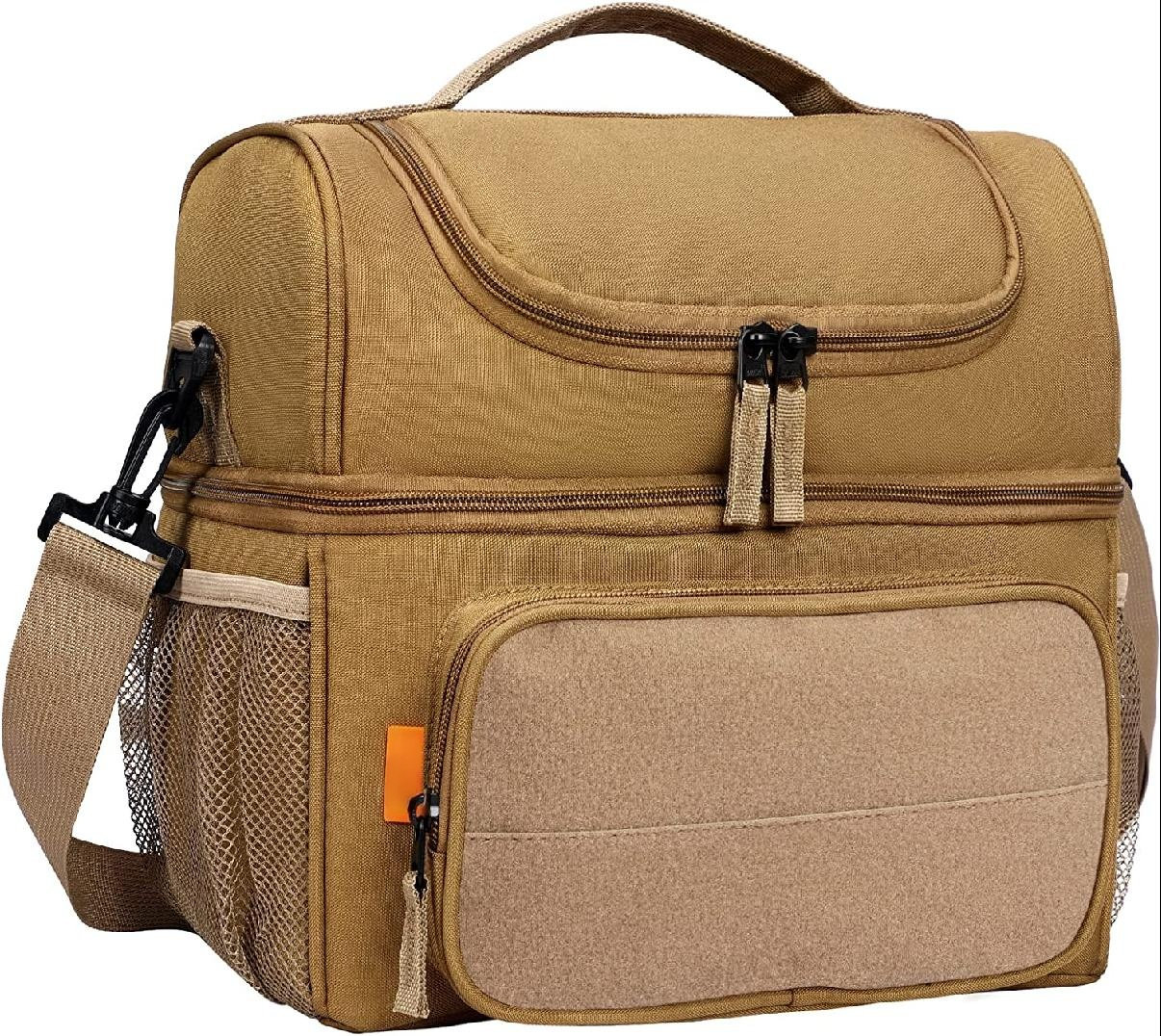 Prep & Savour Blisse Double Decker Lunch Box For Men Insulated Lunch