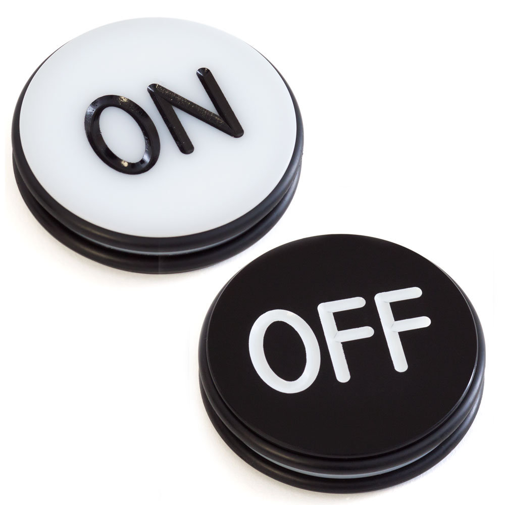 GSE Games & Sports Expert 3-Inch Double-Sided Acrylic Craps ON/OFF Puck ...