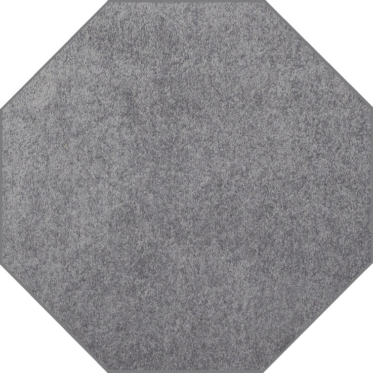 Ebern Designs Solid Color Octagon Shape Area Rugs Grey Octagon | Wayfair