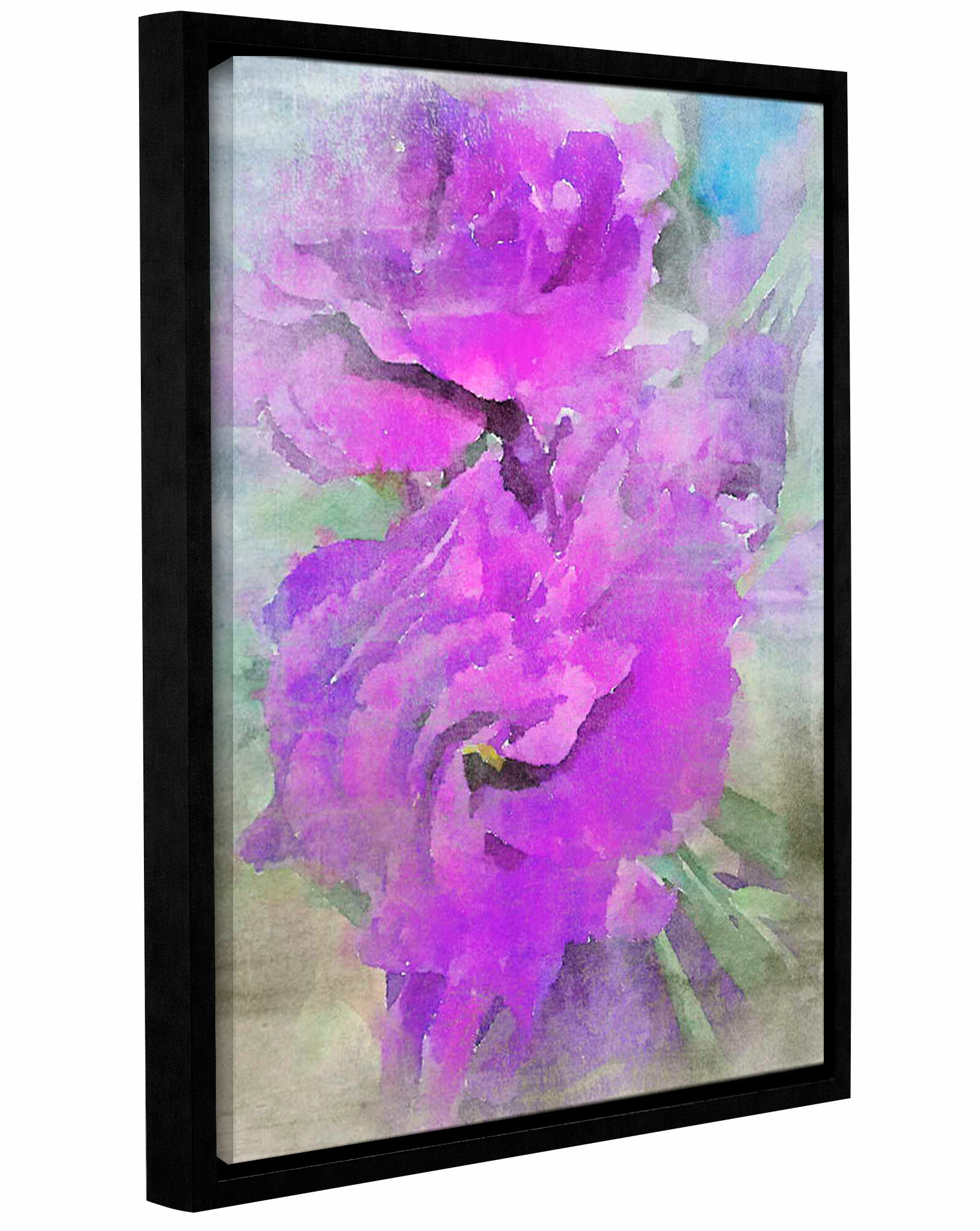 Ophelia & Co. Purple Flower 2 Framed On Canvas by Irena Orlov Print ...