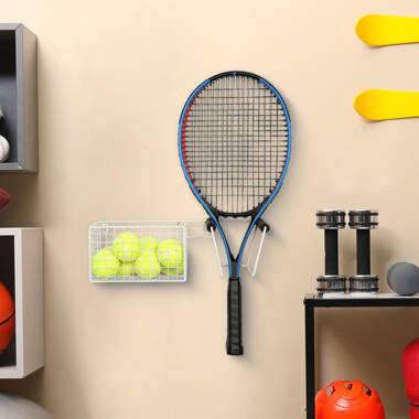 MyGift Tennis Racket Holder With Ball Storage & Reviews | Wayfair