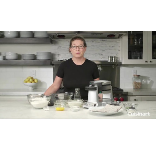 cuisinart double round belgian waffle maker