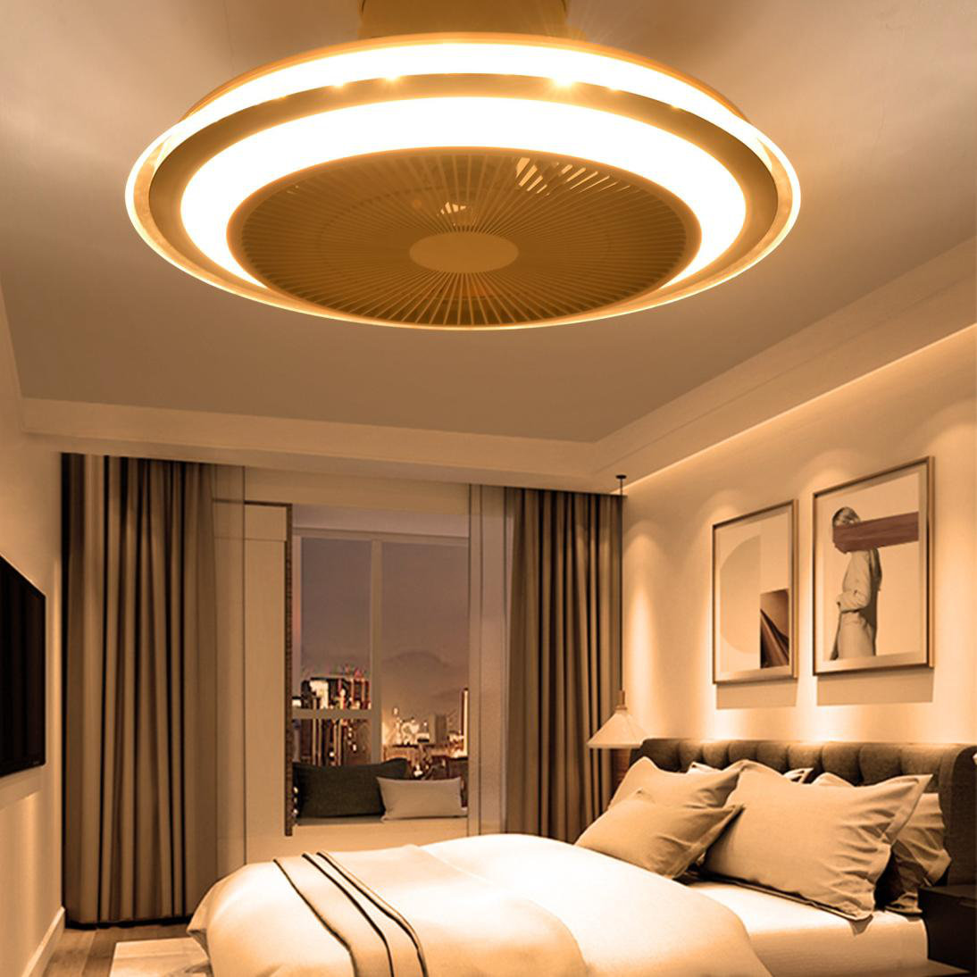 Orren Ellis Gympie 26'' Ceiling Fan with LED Lights Wayfair