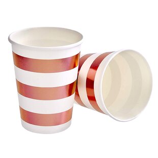 DIY 9 Ounce Birthday Supplies 60 Pieces White Paper Cups Disposable Party Cups Biodegradable and Compostable Drinking Cups for Party White 