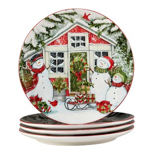 Details about   Snowman Snack Plate & Cup 