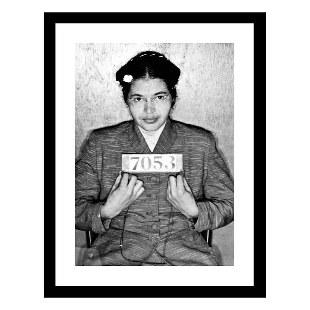 Venice Beach Collections Rosa Parks 1955 Mugshot - 14X18 Framed Print ...
