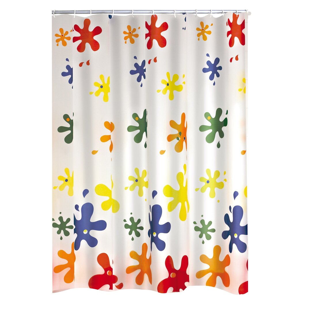 Shower Curtain blue,green,navy,red,yellow