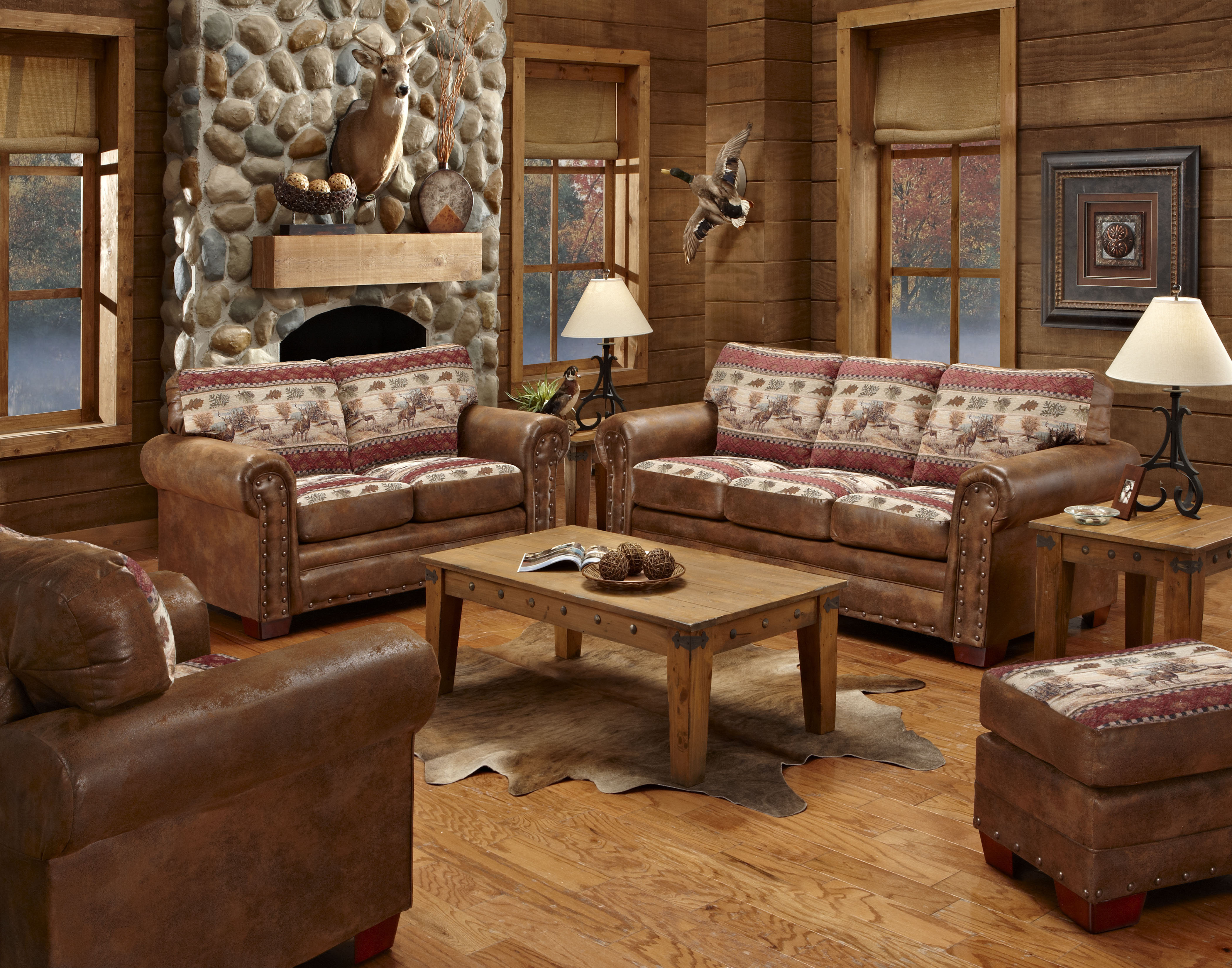 Deer Valley 4 Piece Living Room Set