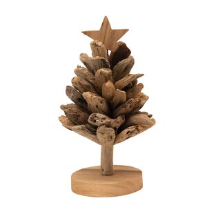 Rustic Faux Wood Carved Pillar Candle Holder Acorn & Pine Cone Accents 4.75" H 