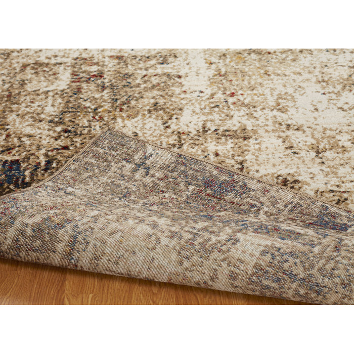 Williston Forge Hoddesd Performance Ivory Rug & Reviews | Wayfair