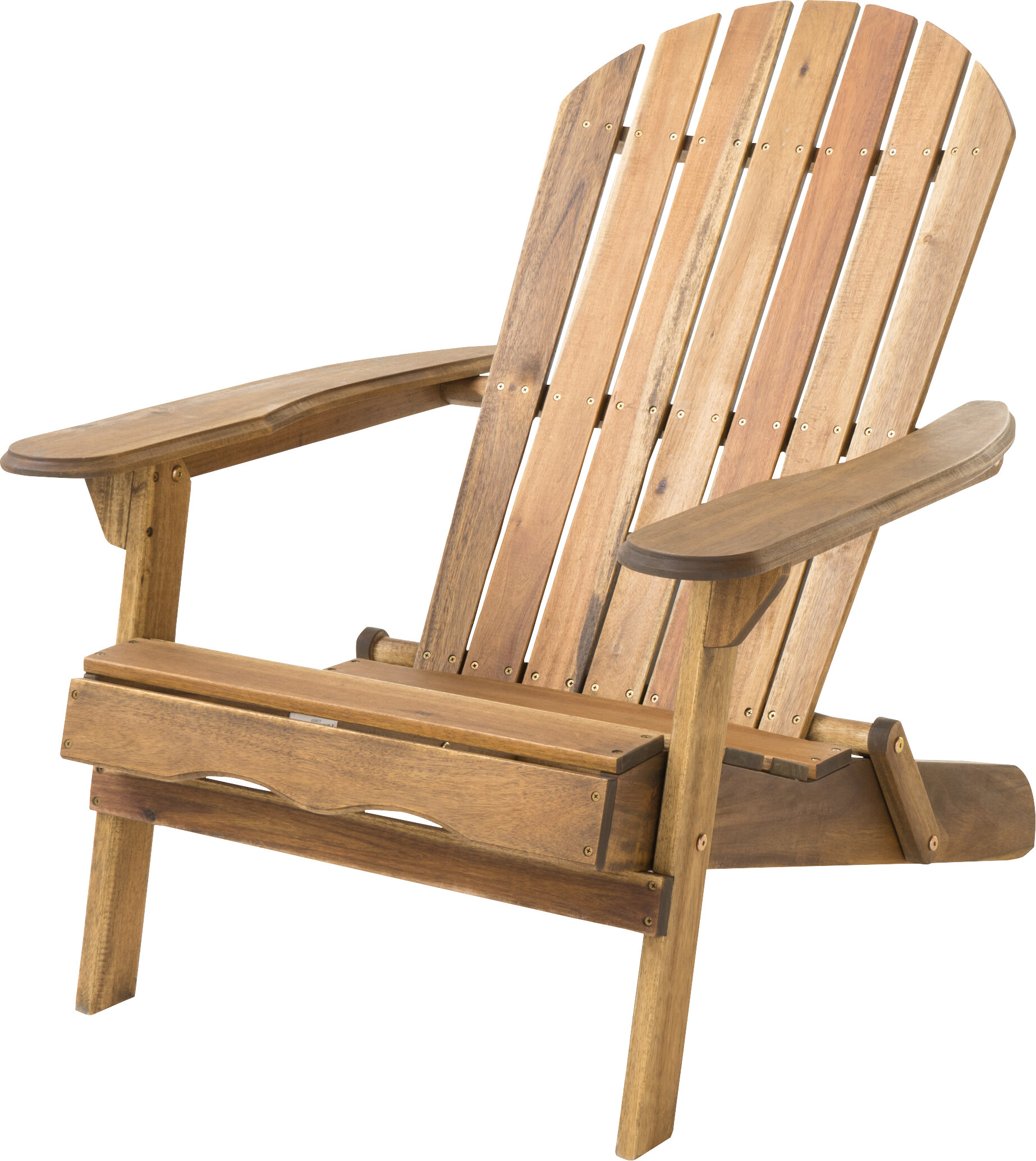 stigall solid wood folding adirondack chair