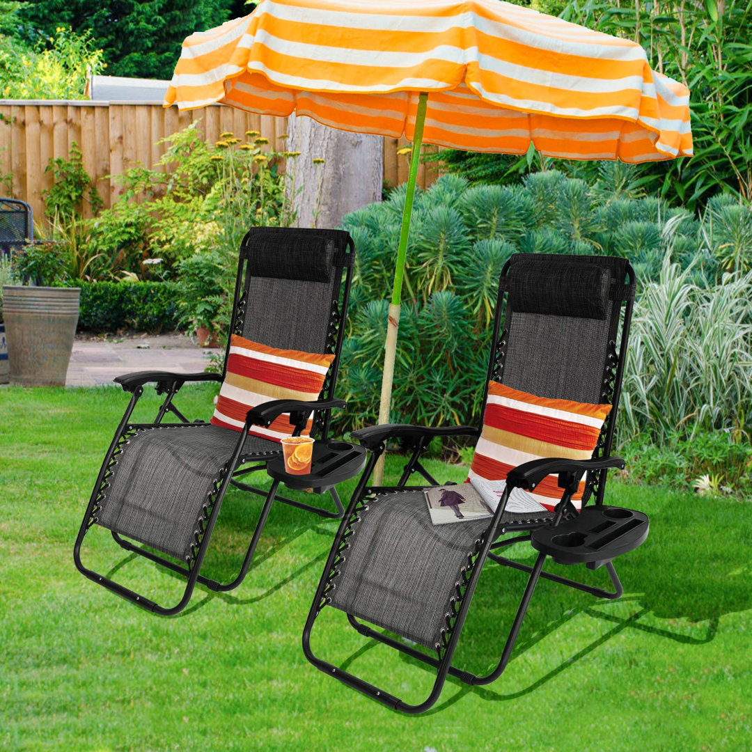 Garten Living Verstellbare Gartenliege Clous