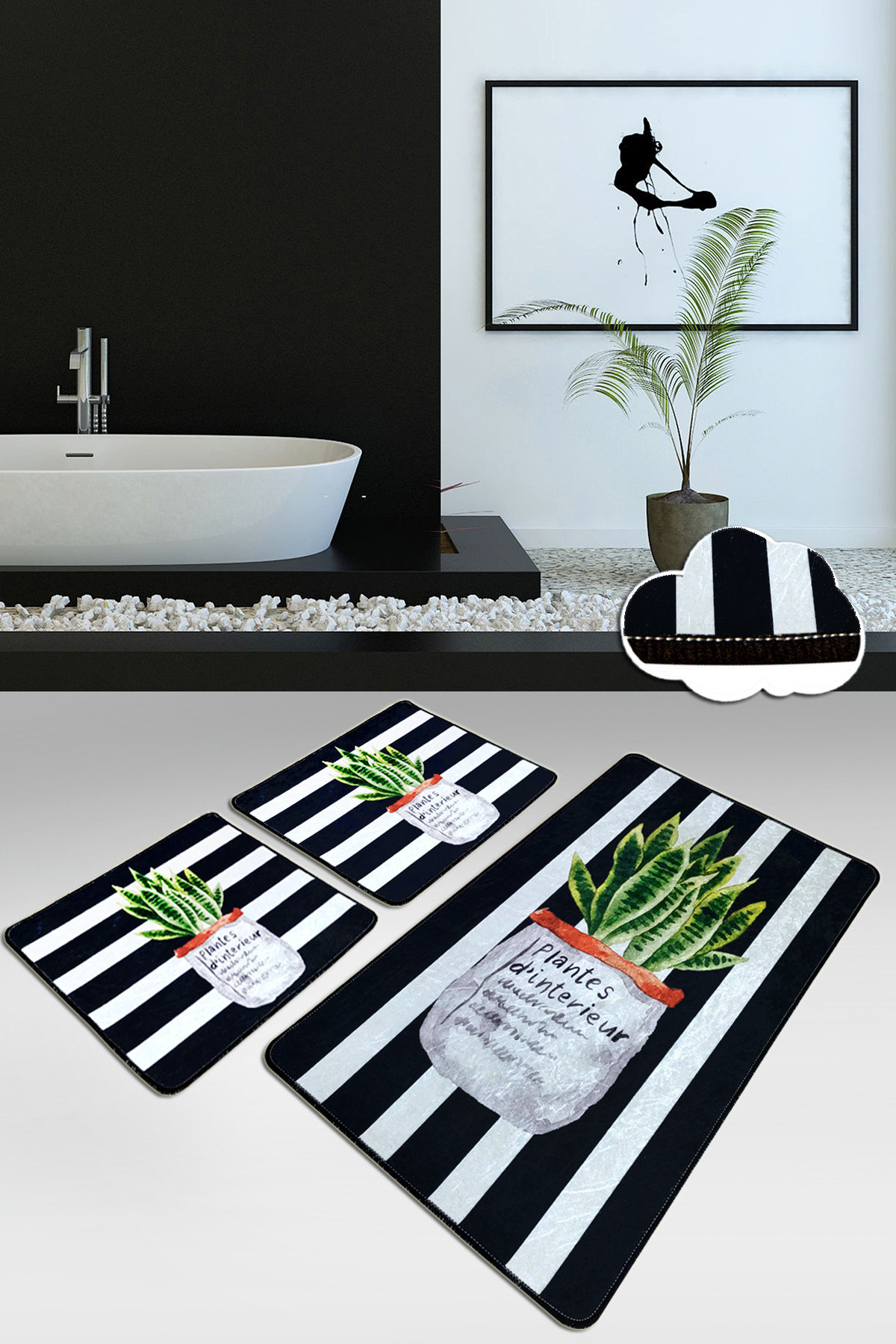 East Urban Home Brawner 3 Piece Bath Mat Set Wayfair