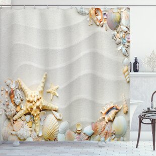 Details about   Starfish and Fishing Net Shower Curtain Bathroom Decor Fabric & 12hooks 71in 