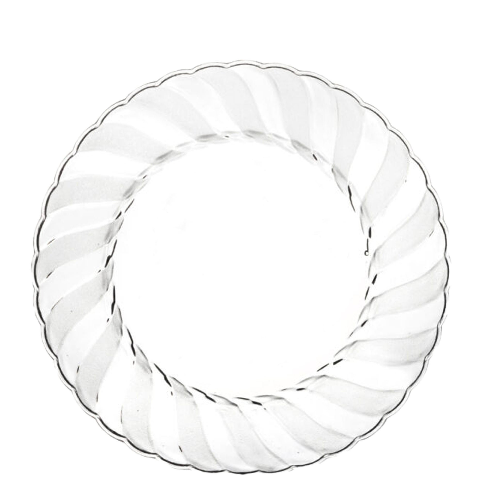 Ecoquality 9 Inch Round Clear Plastic Plates With Flared Rim Design 30 ecoquality-9-inch-round-clear-plastic-plates-with-flared-rim-design-30
