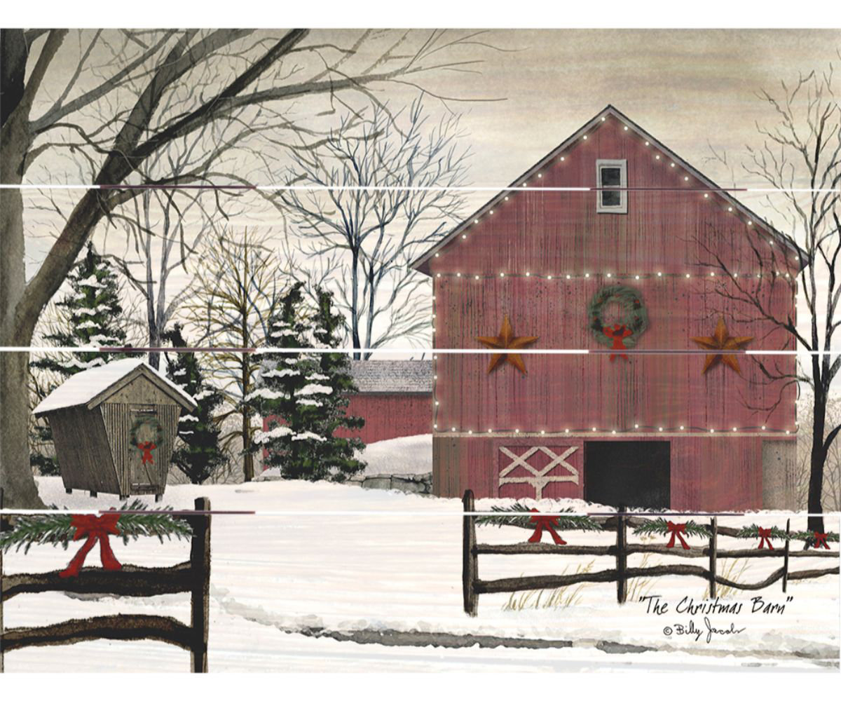 The Holiday Aisle® The Christmas Barn Wall Décor Wayfair