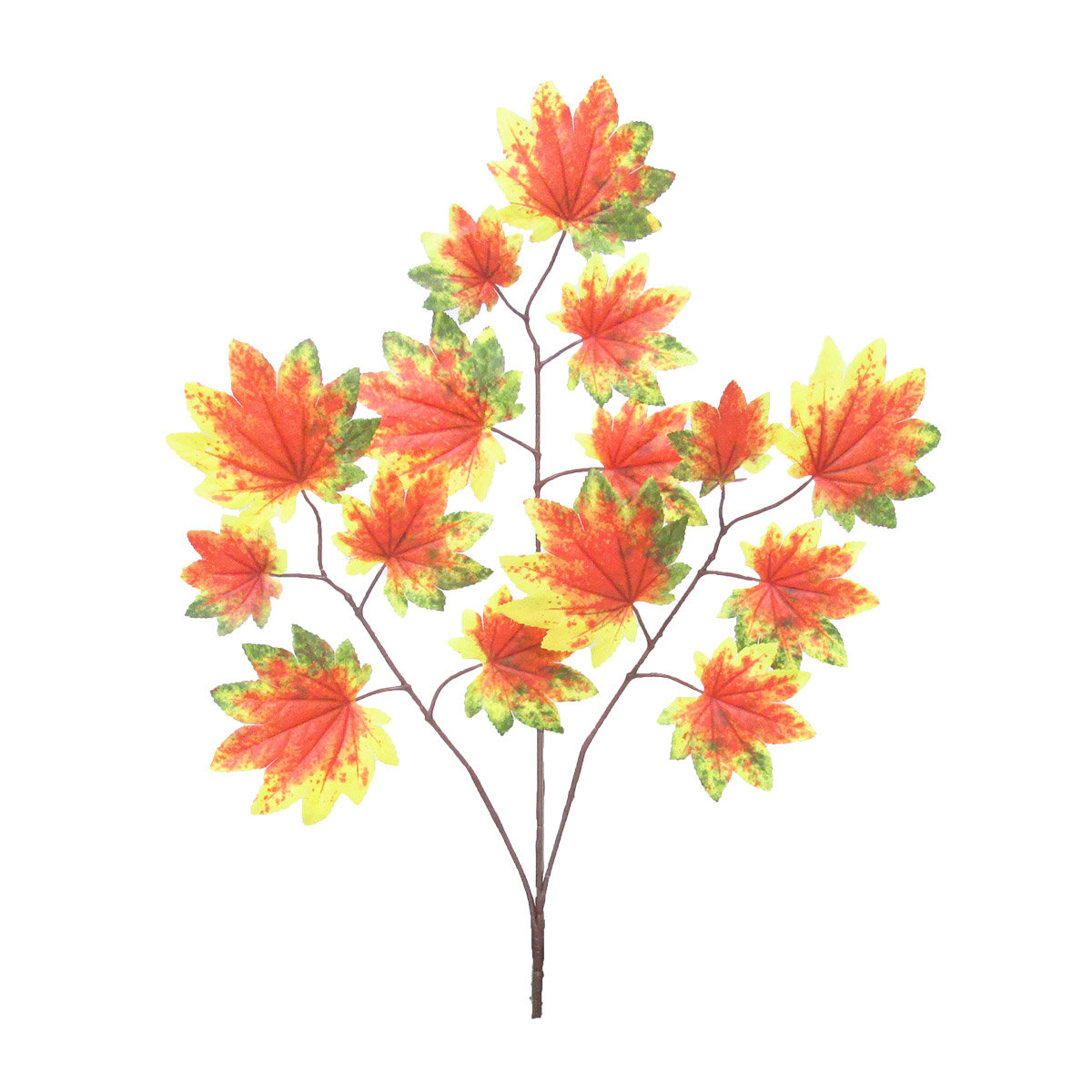 Millwood Pines 22.5" Artificial Maple Leaf Spray Branch Wayfair