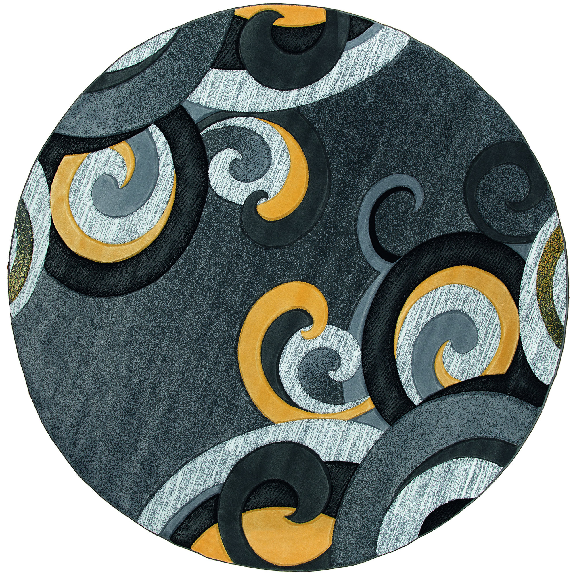 Orren Ellis Zabala Performance Yellow/Gray/Black Rug & Reviews Wayfair