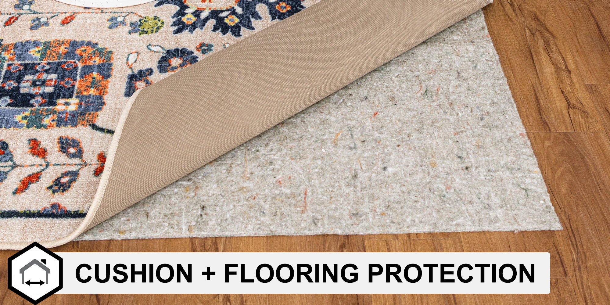 Karastan Comfort NonBunching Cushioning Rug Pad (0.25") & Reviews