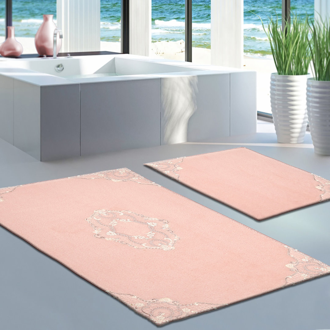 Mercer41 2-tlg. Badematten-Set Truby