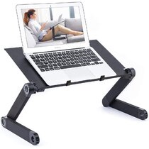 Details about   Adjustable Laptop Stand Folding Portable Mesh Tablet Holder Tray Office Support 