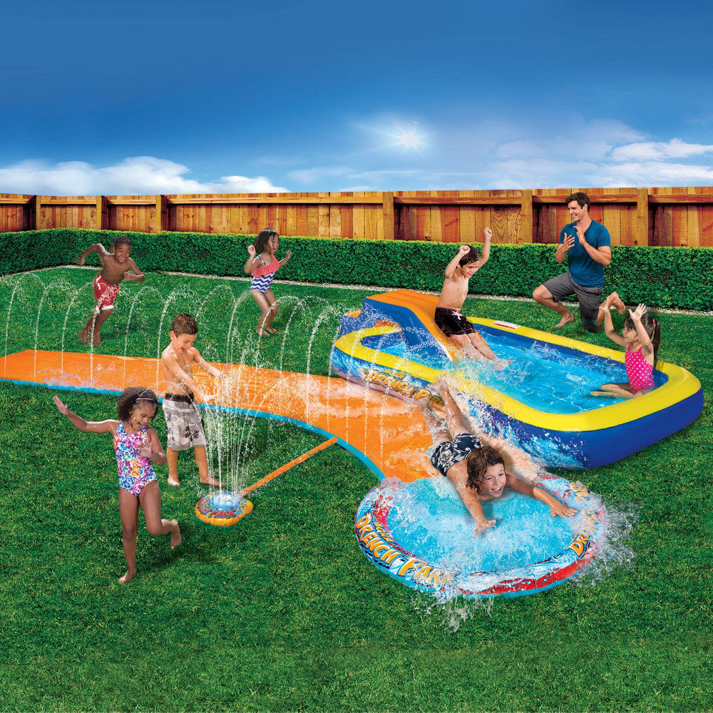 aqua launch inflatable slide