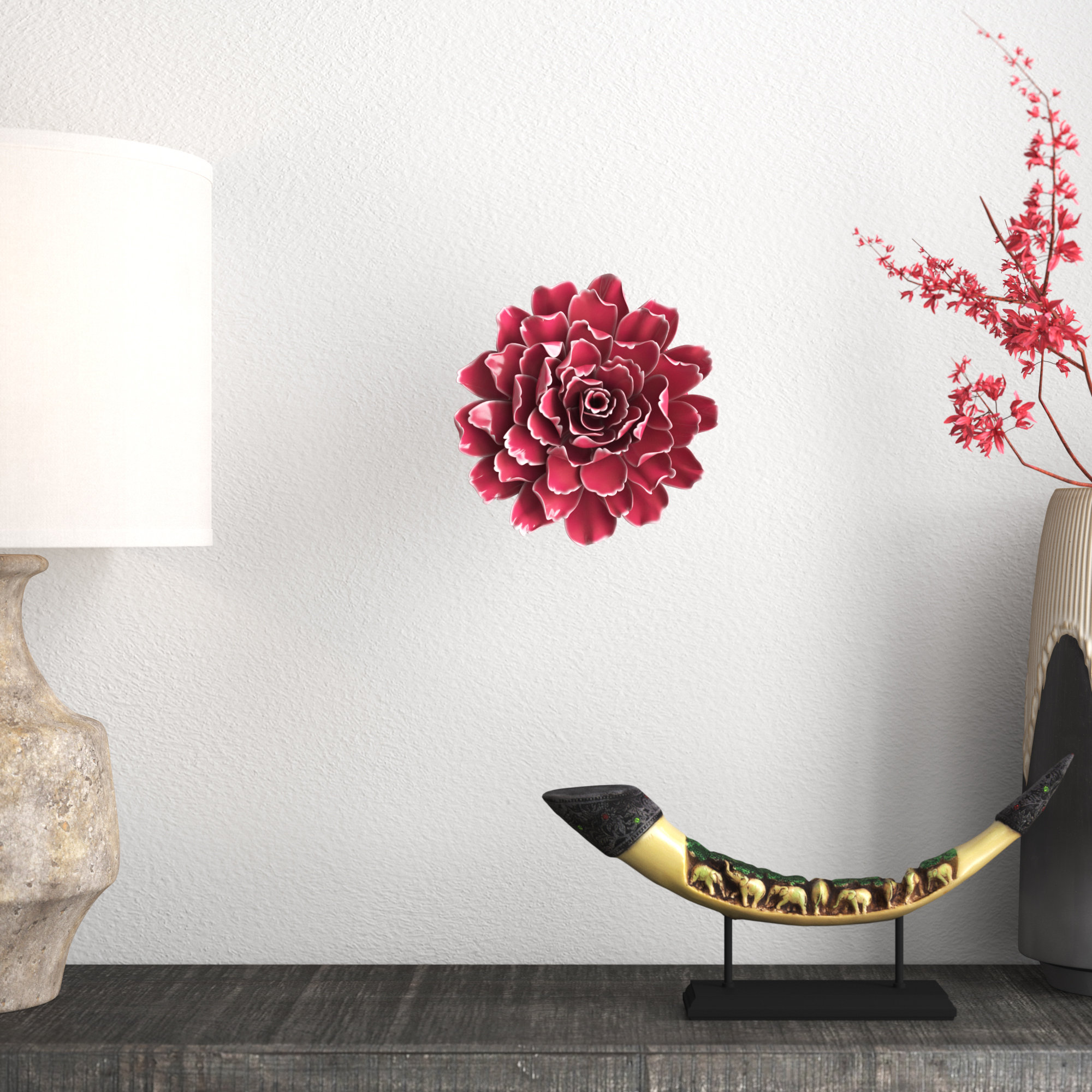 Langley Street Ceramic Flowers Wall Décor & Reviews Wayfair