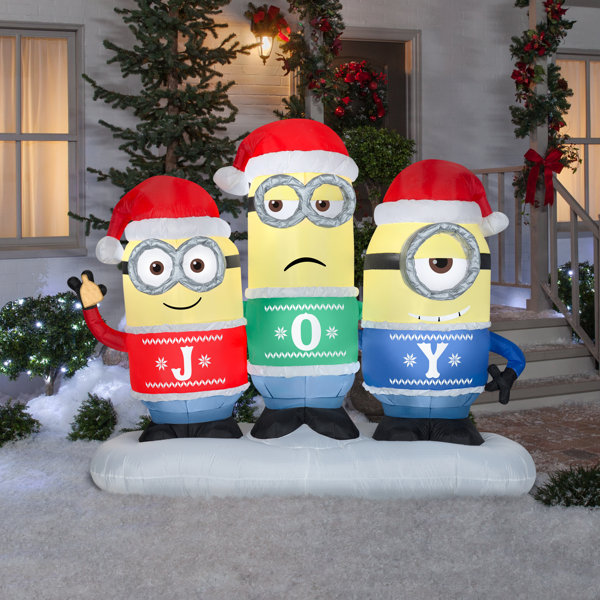 Gemmy Industries Airblown-Minion Joy Collection Scene | Wayfair