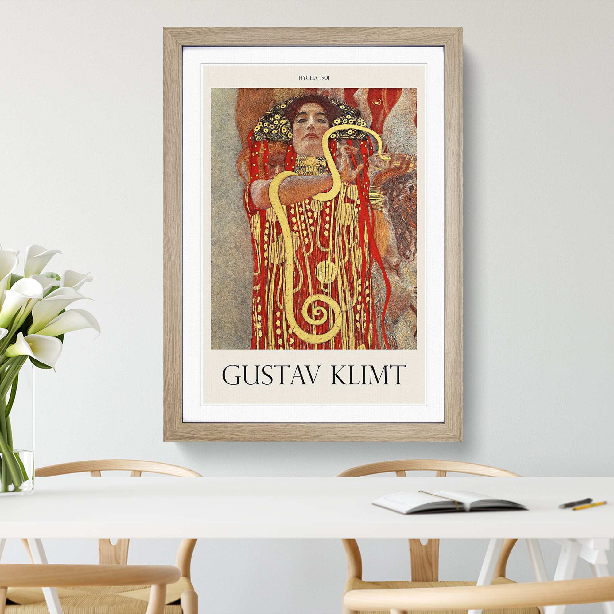 East Urban Home Hygeia by Gustav Klimt Picture Frame Painting