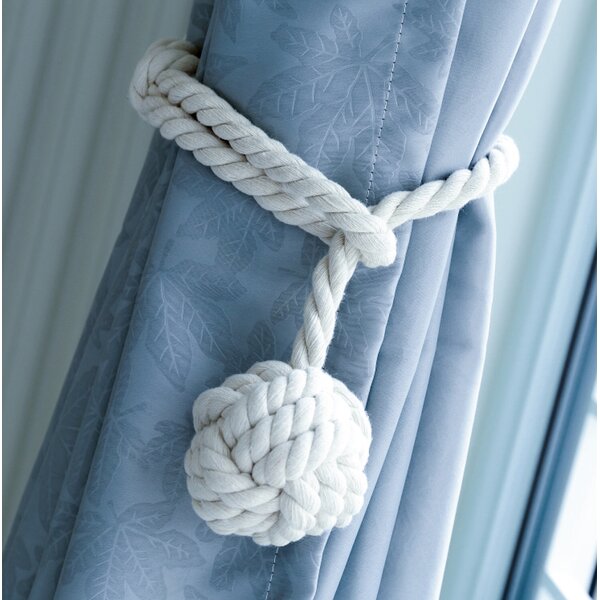 Pair LARGE Cotton Tassel Rope Curtain Tiebacks Tie Backs 7 Colours NEW 