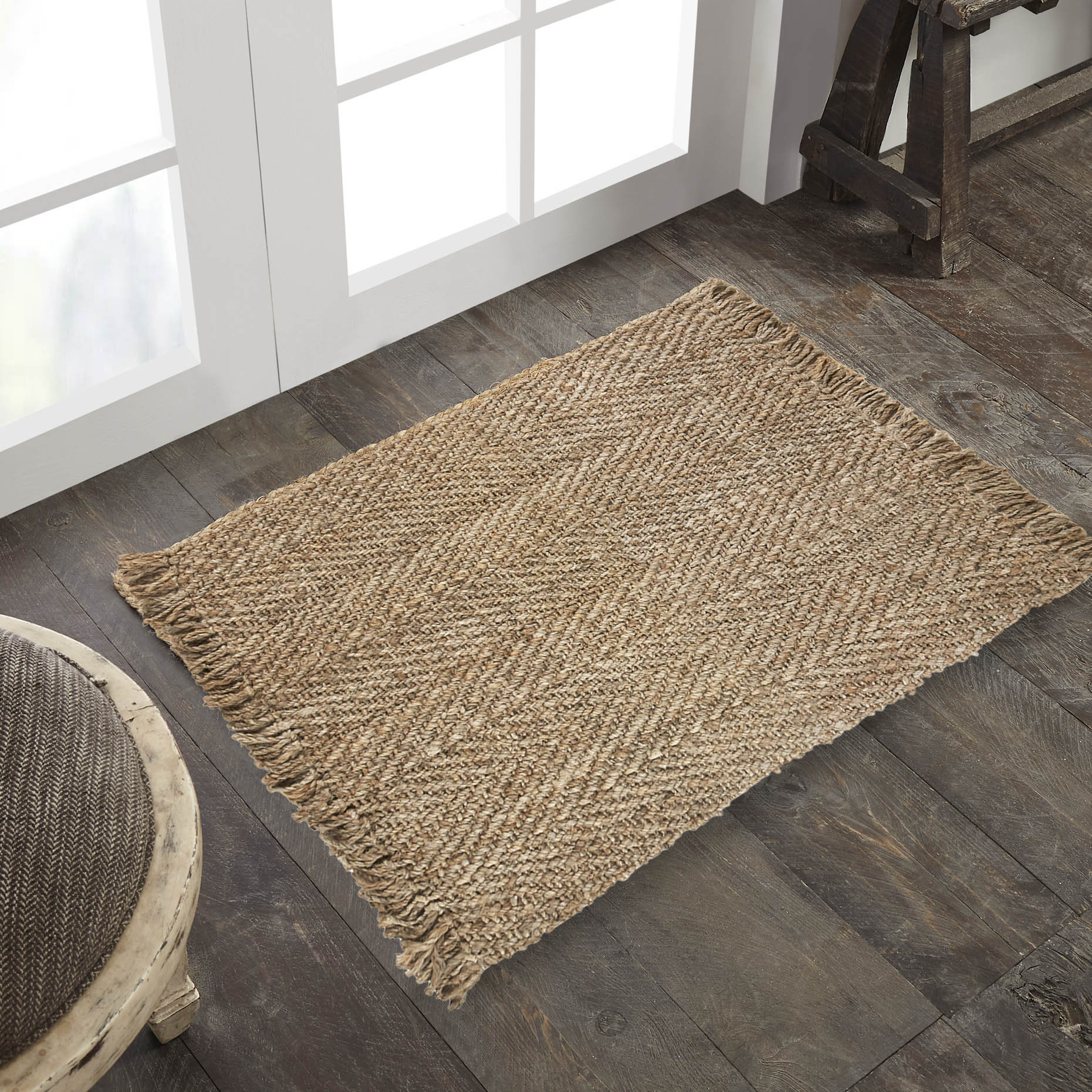 Highland Dunes Aitana Hand Braided Jute Natural Area Rug & Reviews