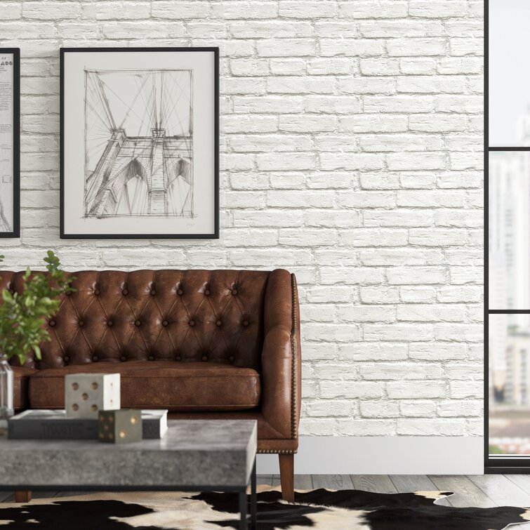 Trent Austin Design® Aleksei Peel & Stick Brick Wallpaper & Reviews |  Wayfair