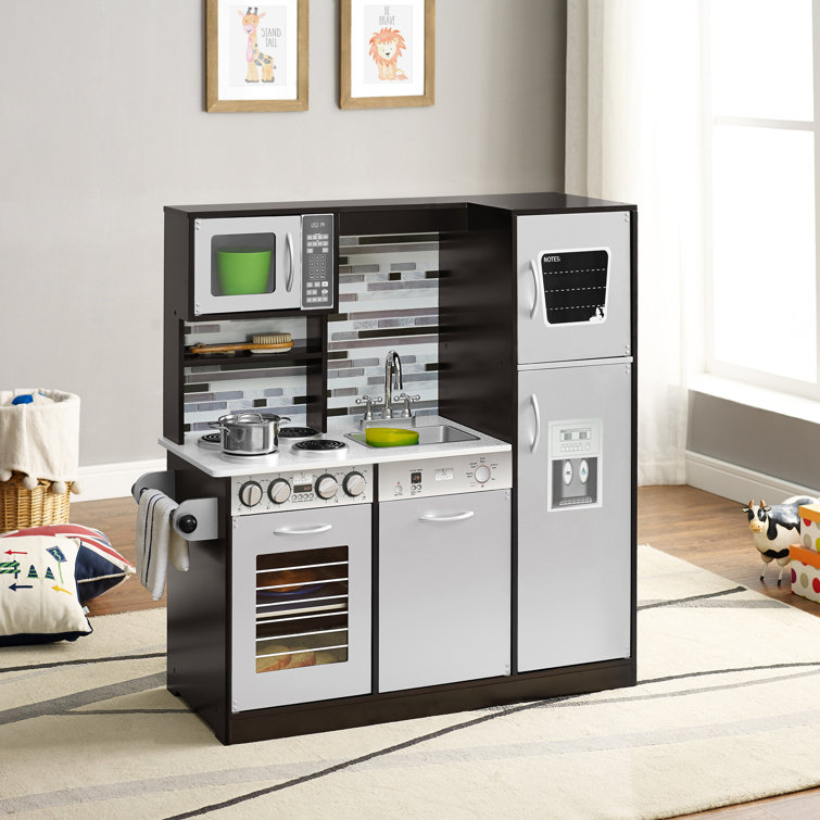 Eirwen Kids Gourmet Kitchen Set, Realistic Pretend Kitchen Set