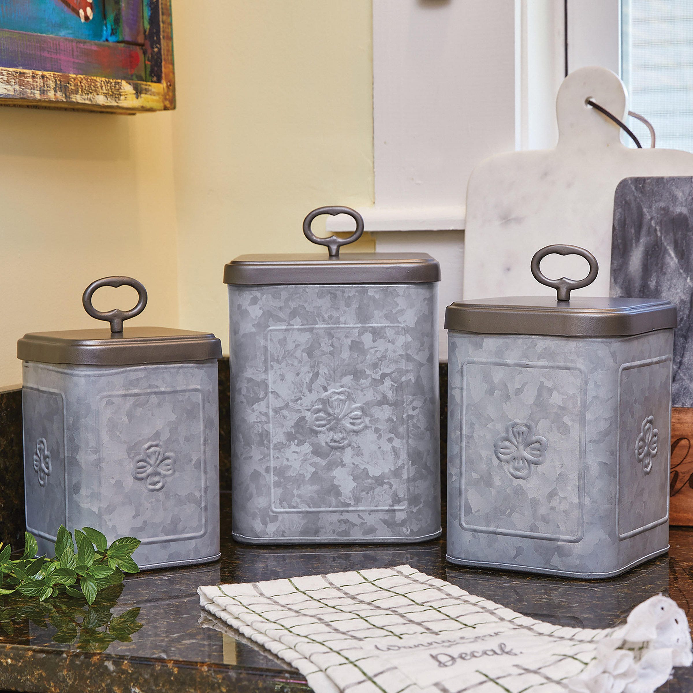 17 Stories Kitchen Canister Set Wayfair