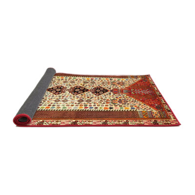 Bungalow Rose Hendy Red/Yellow Rug | Wayfair