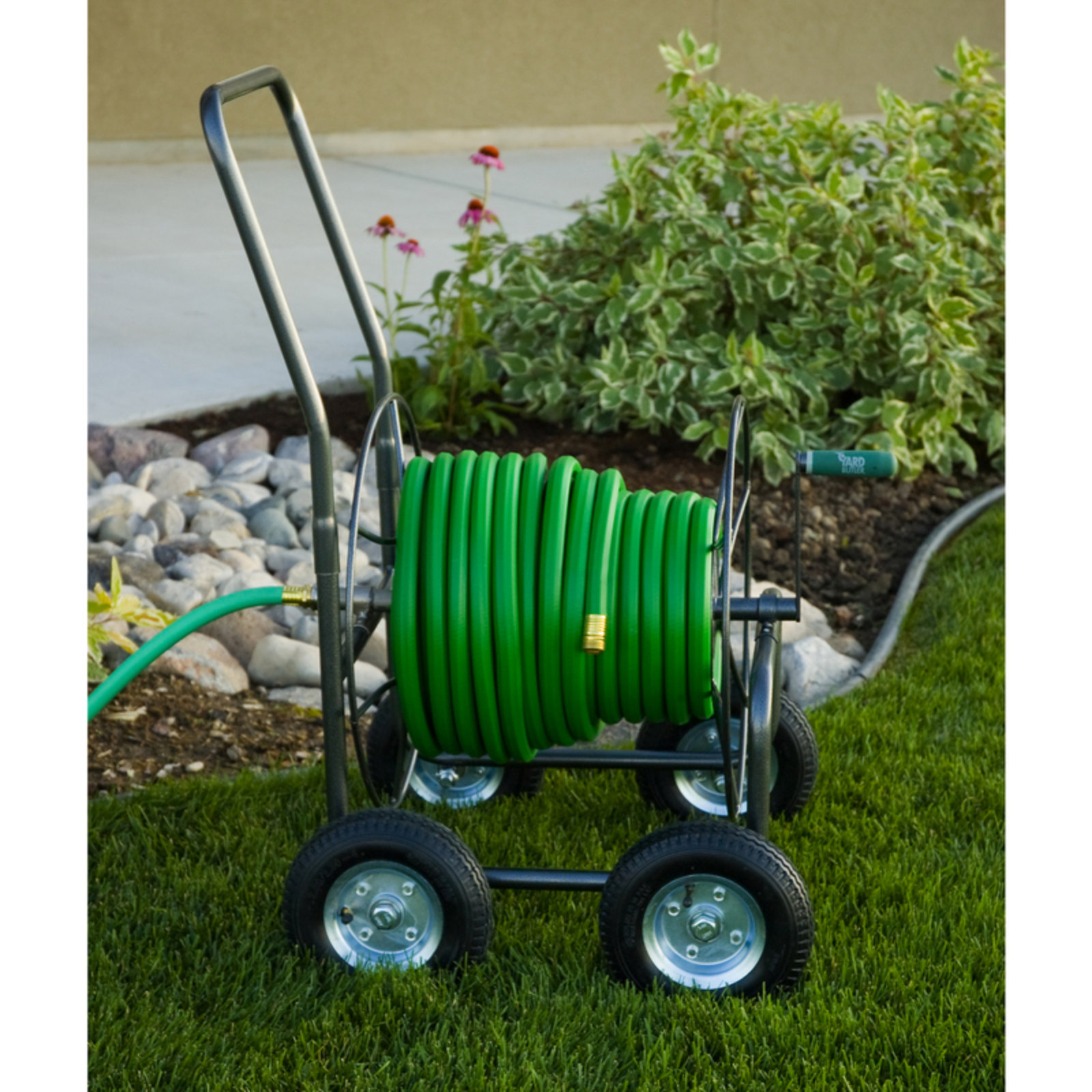 Lewis Lifetime Tools Steel Hose Reel Cart & Reviews Wayfair