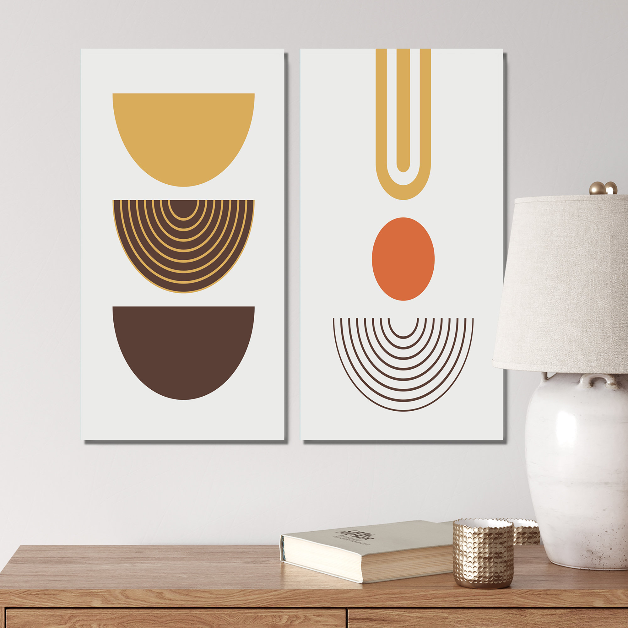 Oliver Minimalistic Creative Designs In Retro Colors XV 2