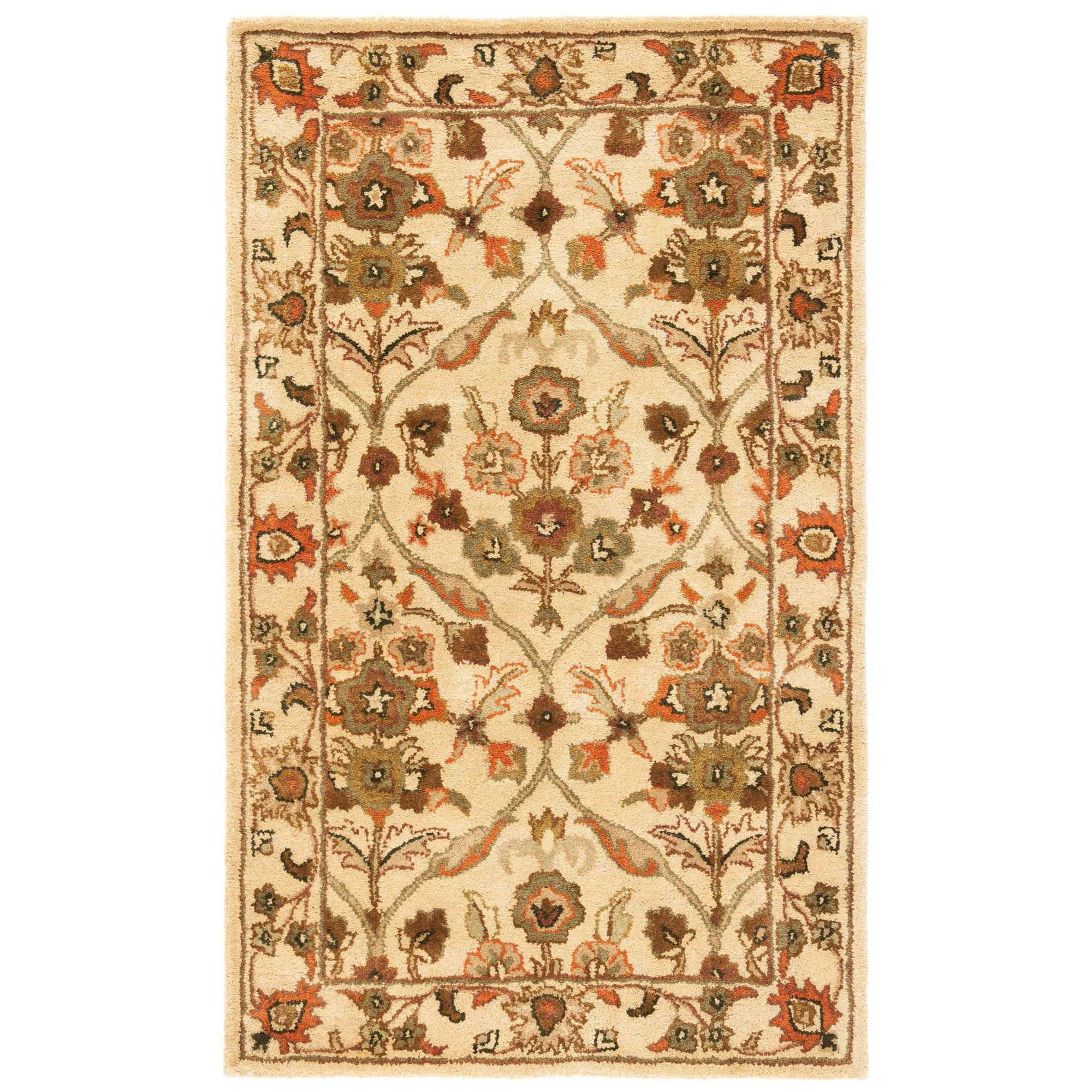 Charlton Home® Dunbar Handmade Wool Gold Rug & Reviews Wayfair